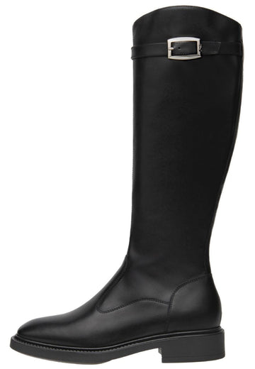 Nero Giardini Stiefel Leder Schwarz