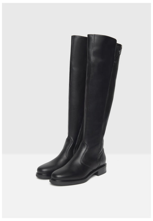 Nero Giardini Stiefel Leder Schwarz
