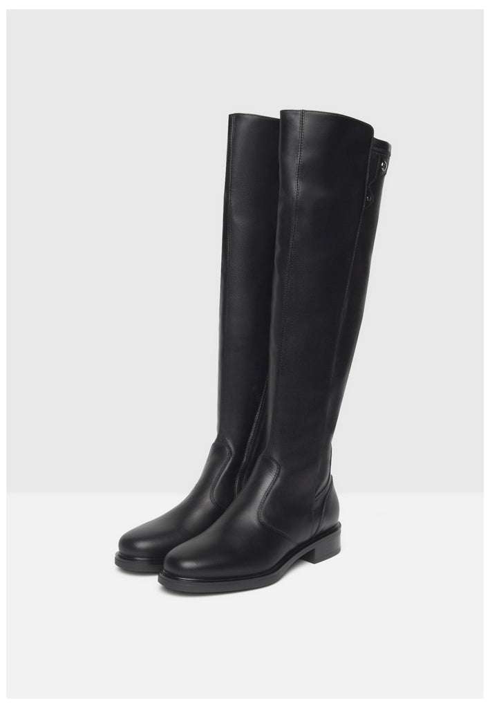 Nero Giardini Stiefel Leder Schwarz