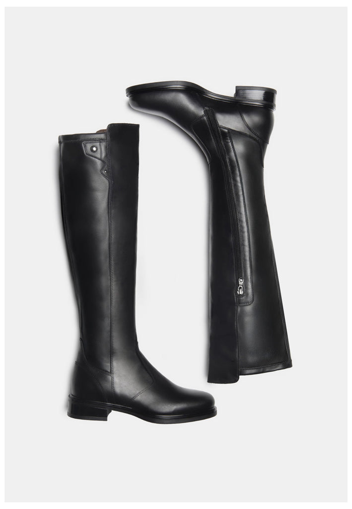 Nero Giardini Stiefel Leder Schwarz