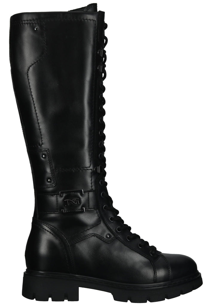Nero Giardini Stiefel Leder Schwarz