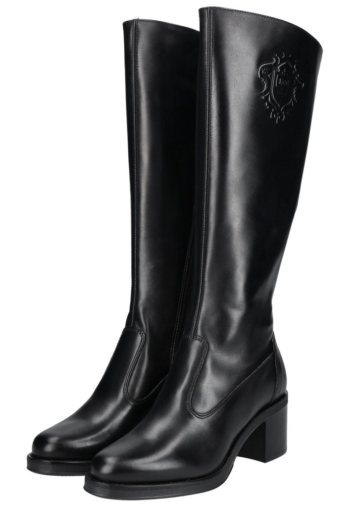 Nero Giardini Stiefel Leder Schwarz