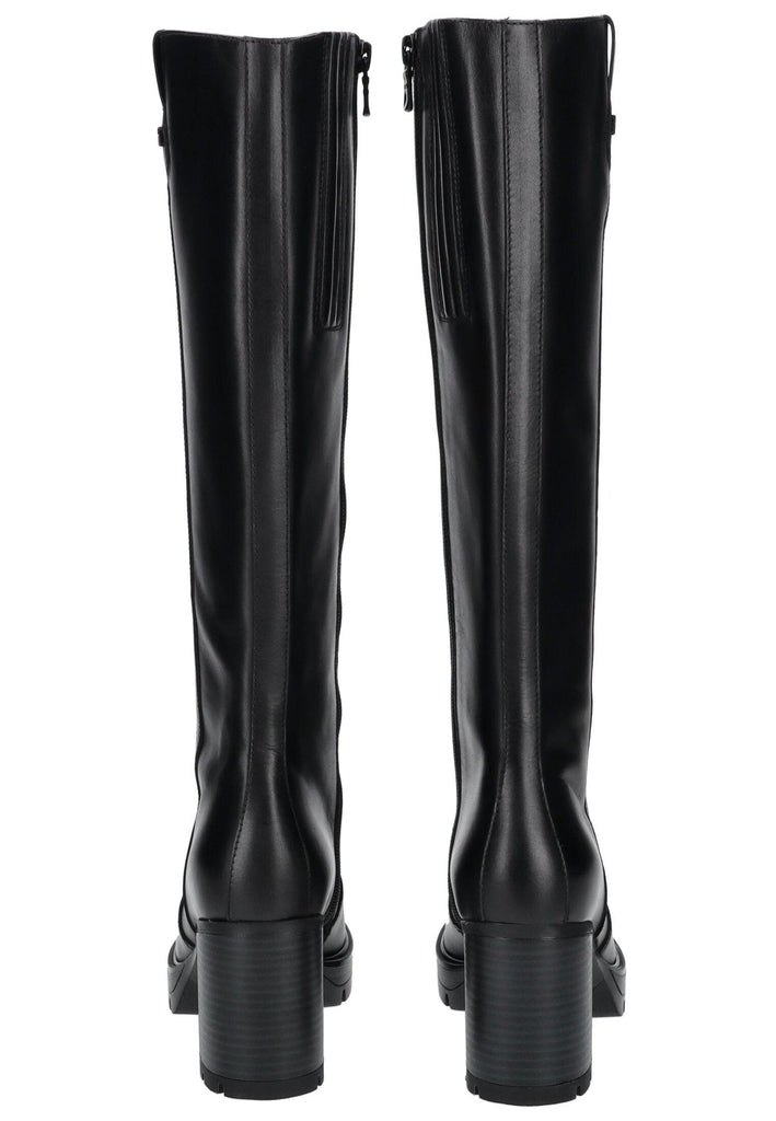 Nero Giardini Stiefel Leder Schwarz