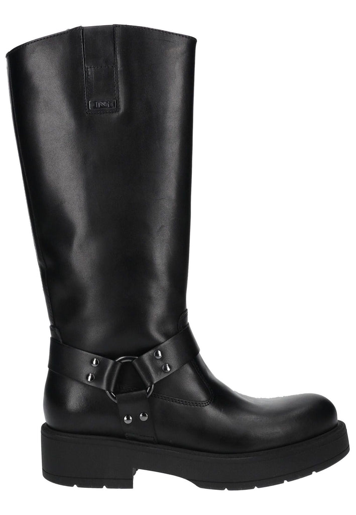 Nero Giardini Stiefel Leder Schwarz