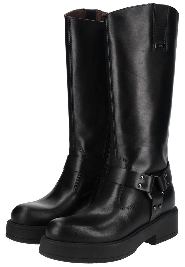 Nero Giardini Stiefel Leder Schwarz