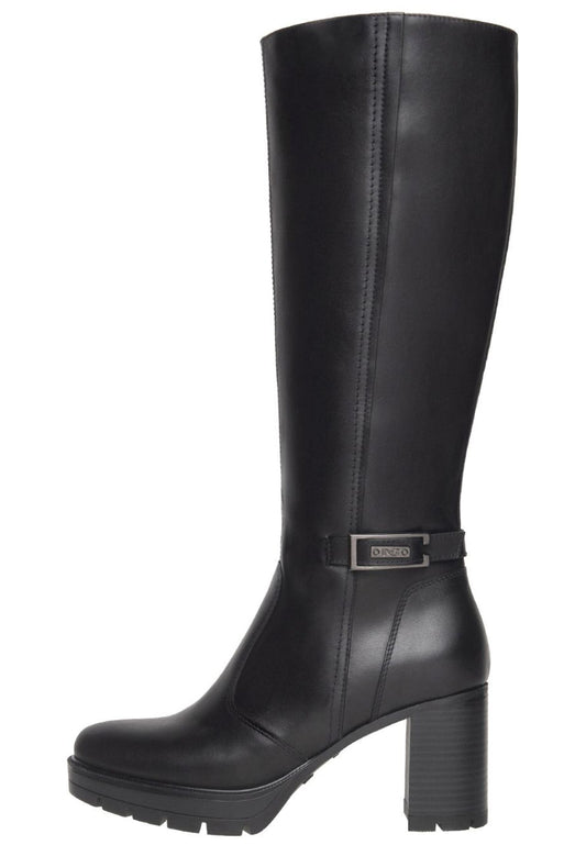 Nero Giardini Stiefel Leder Schwarz