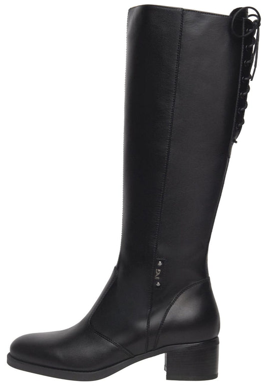 Nero Giardini Stiefel Leder Schwarz