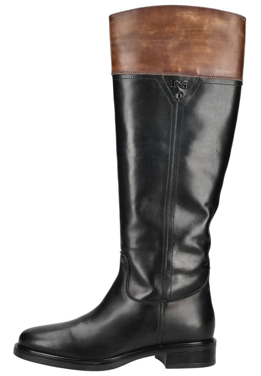 Nero Giardini Stiefel Leder Schwarz