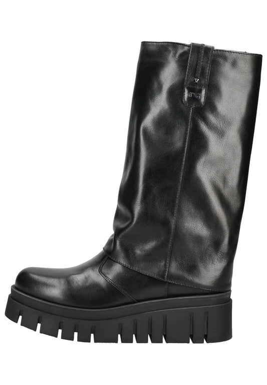 Nero Giardini Stiefel Leder Schwarz