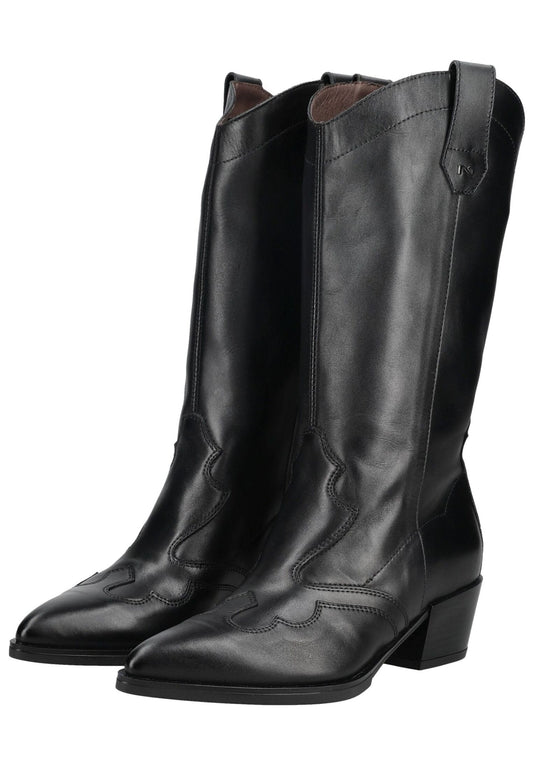Nero Giardini Stiefel Leder Schwarz