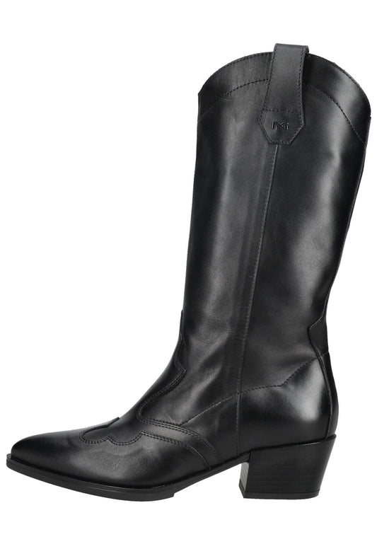 Nero Giardini Stiefel Leder Schwarz