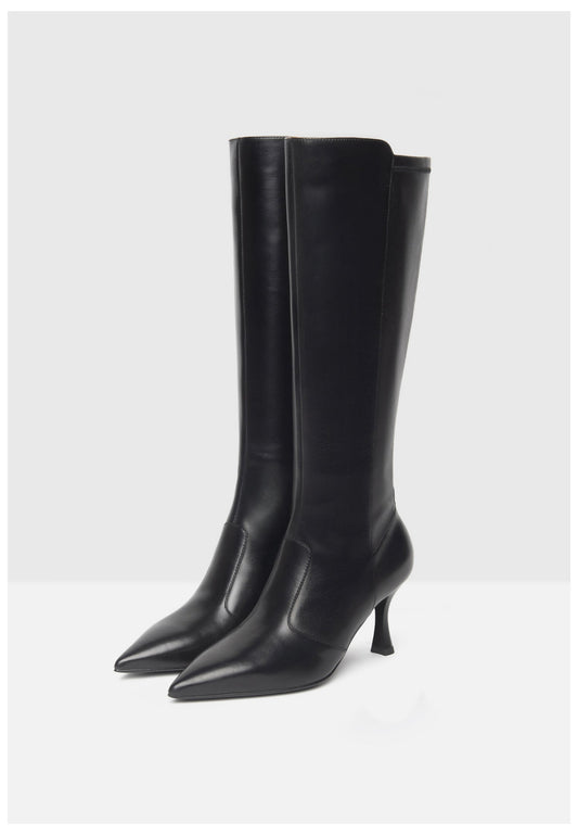 Nero Giardini Stiefel Leder/Synthetik Schwarz