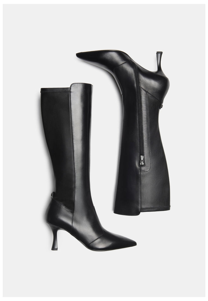 Nero Giardini Stiefel Leder/Synthetik Schwarz