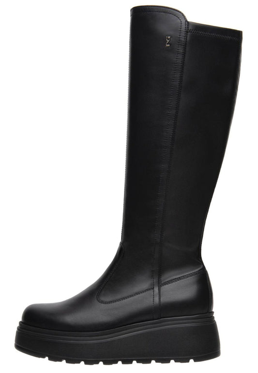 Nero Giardini Stiefel Leder/Synthetik Schwarz