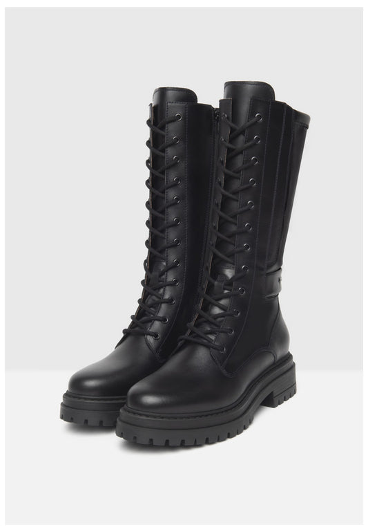 Nero Giardini Stiefel Leder/Synthetik Schwarz