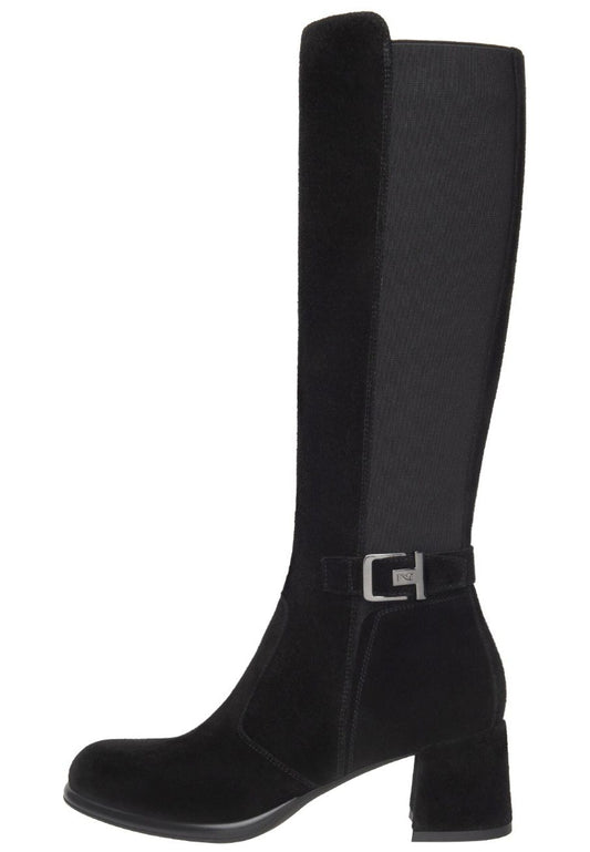 Nero Giardini Stiefel Leder/Textil Schwarz