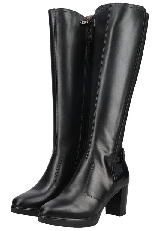 Nero Giardini Stiefel Leder/Textil Schwarz