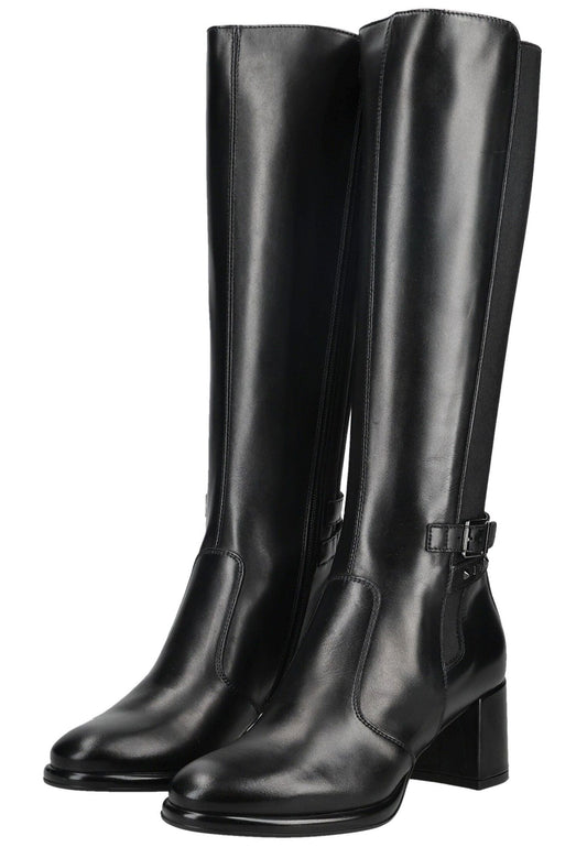 Nero Giardini Stiefel Leder/Textil Schwarz
