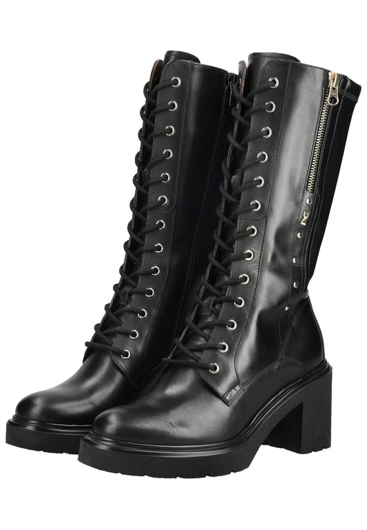 Nero Giardini Stiefel Lederimitat Schwarz