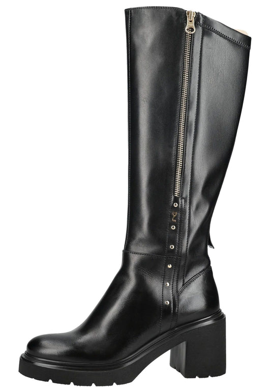 Nero Giardini Stiefel Lederimitat Schwarz