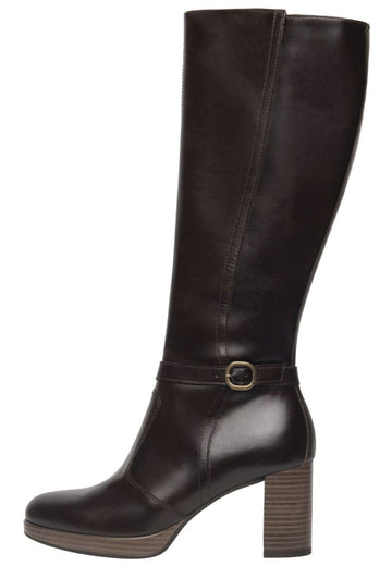 Stiefel Nero Giardini Stiefel Leder Dunkelbraun