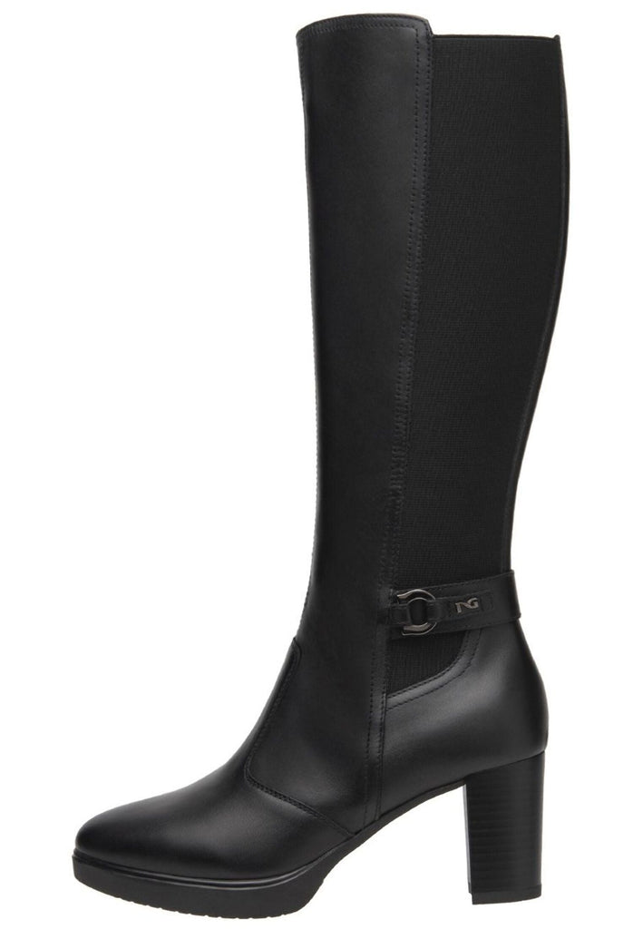 Stiefel Nero Giardini Stiefel Leder/Textil Schwarz