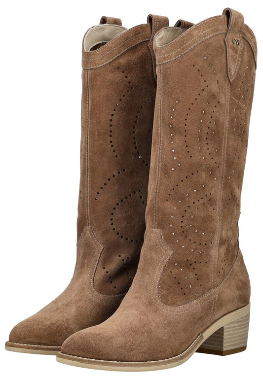 Nero Giardini Stiefel Veloursleder Braun