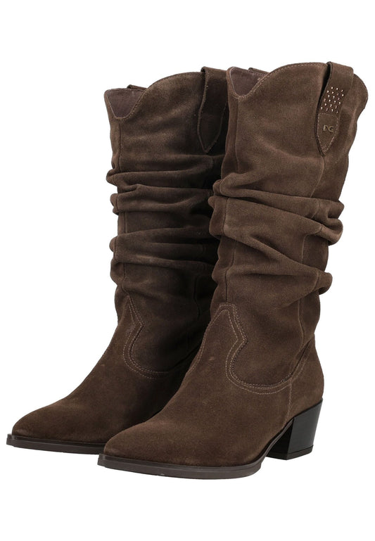 Nero Giardini Stiefel Veloursleder Dunkelbraun