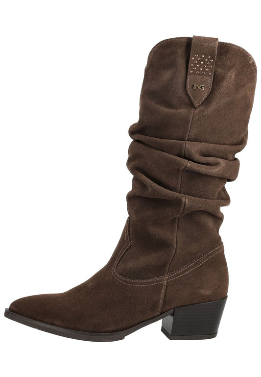 Nero Giardini Stiefel Veloursleder Dunkelbraun