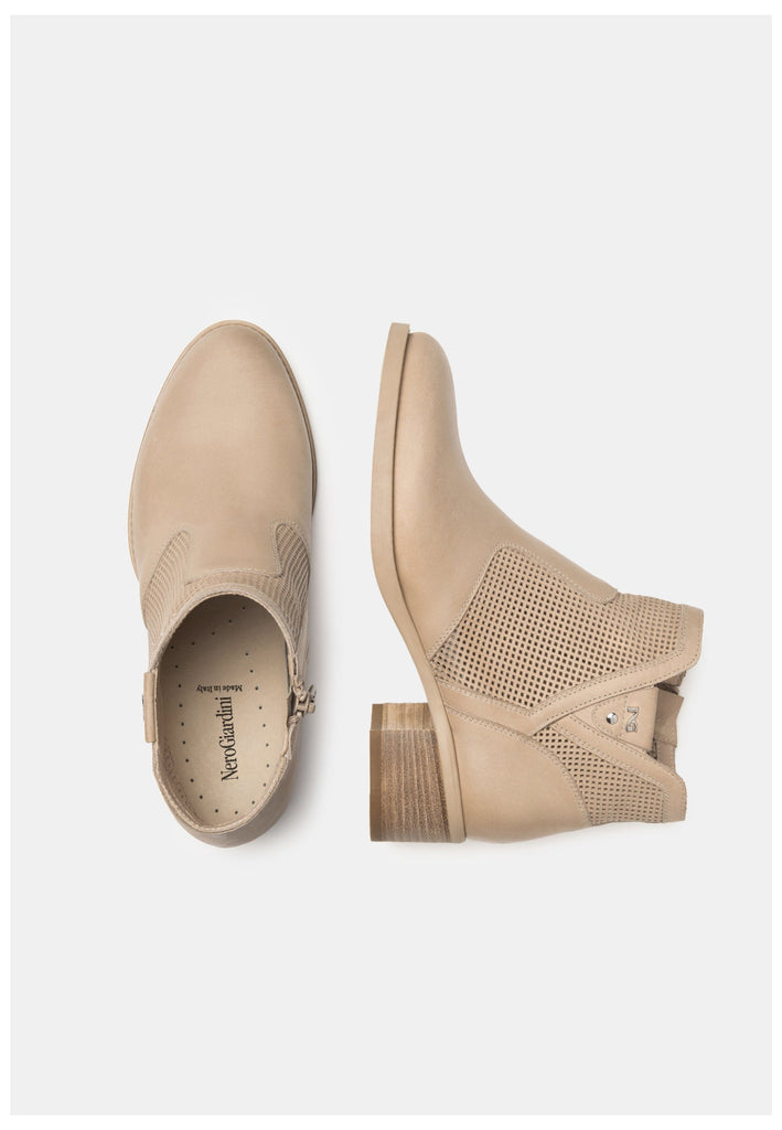 Nero Giardini Stiefelette Leder Champagne