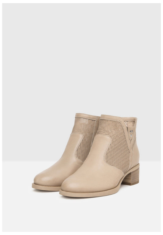 Nero Giardini Stiefelette Leder Champagne