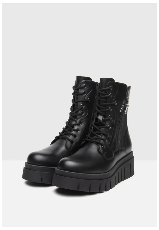 Nero Giardini Stiefelette Leder Schwarz