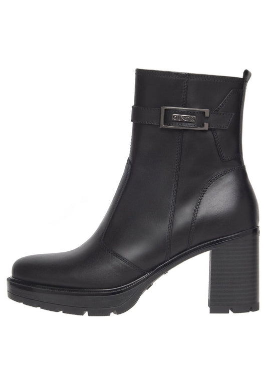 Nero Giardini Stiefelette Leder Schwarz