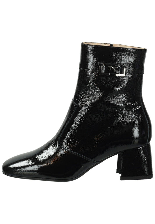 Nero Giardini Stiefelette Leder Schwarz Lack