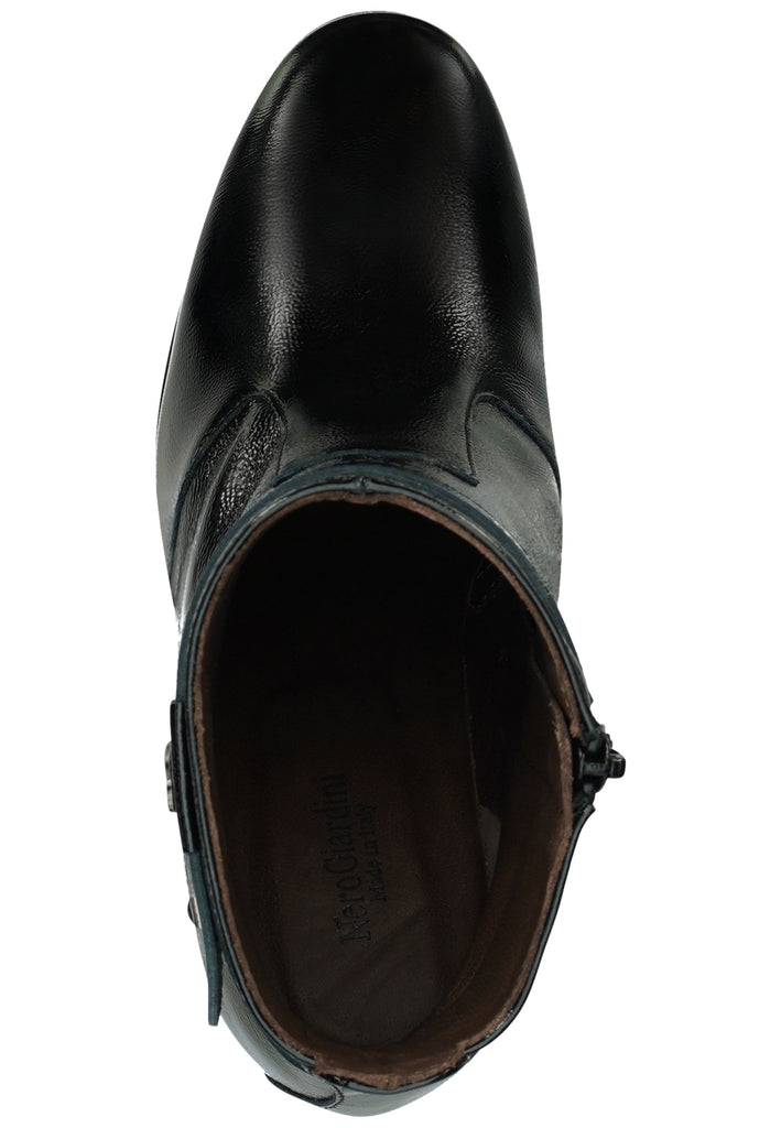 Nero Giardini Stiefelette Leder Schwarz Lack
