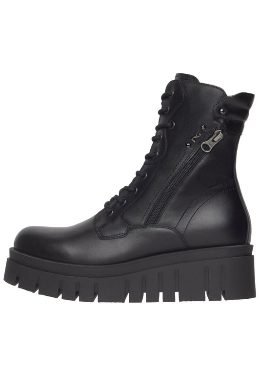 Nero Giardini Stiefelette Leder Schwarz Warmfutter
