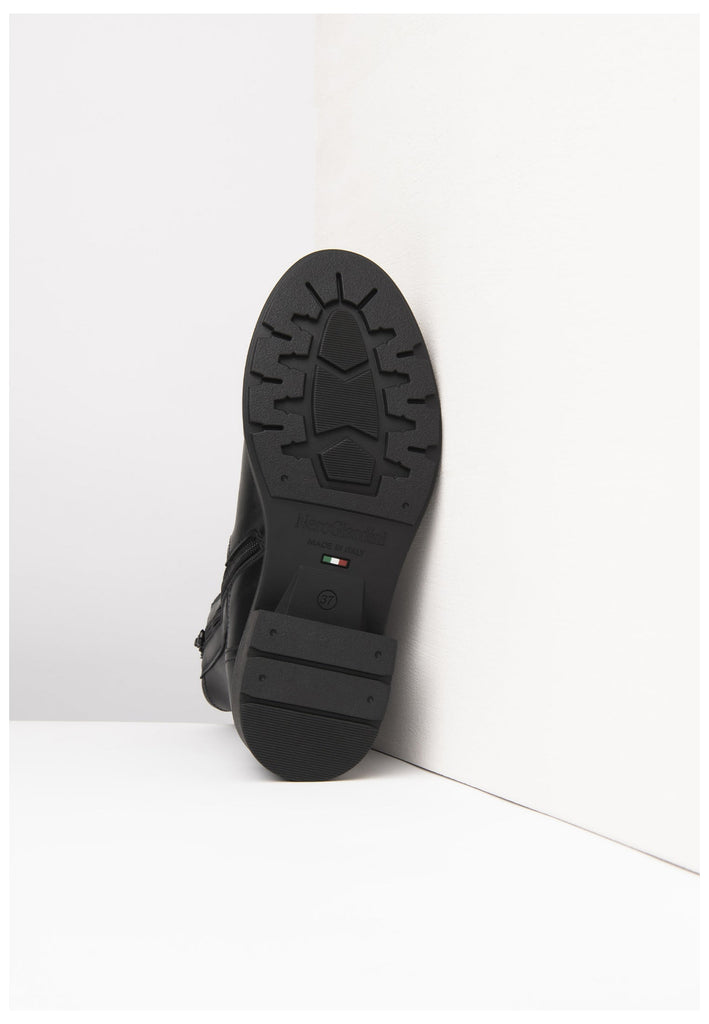 Nero Giardini Stiefelette Leder/Synthetik Schwarz