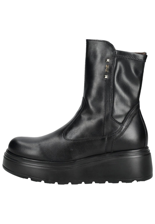 Nero Giardini Stiefelette Leder/Synthetik Schwarz