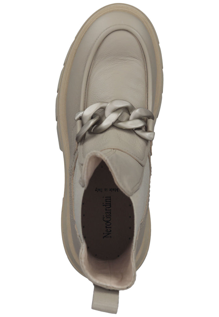 Nero Giardini Stiefelette Leder/Textil Beige