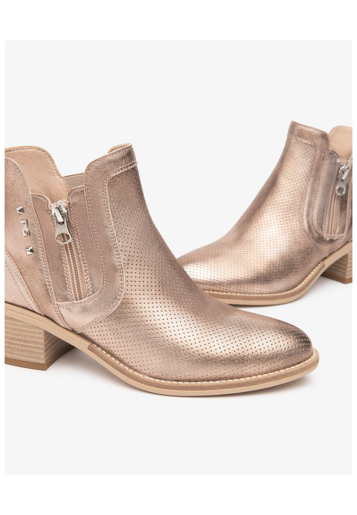 Nero Giardini Stiefelette Leder/Textil Braun