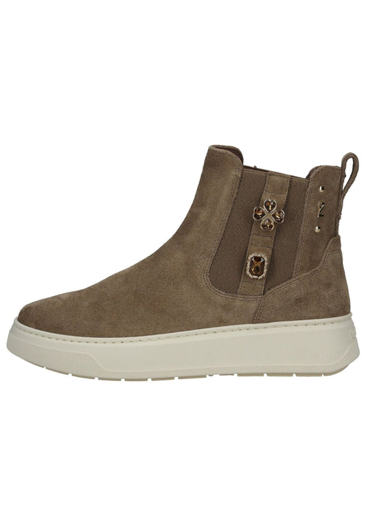 Nero Giardini Stiefelette Leder/Textil Braun