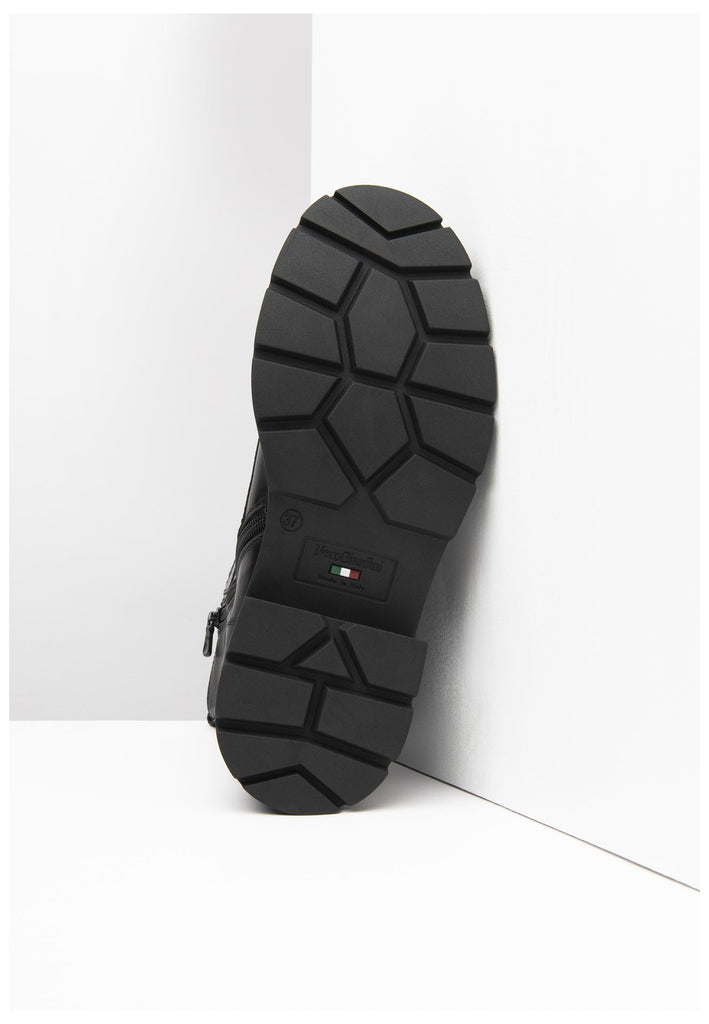 Nero Giardini Stiefelette Leder/Textil Schwarz