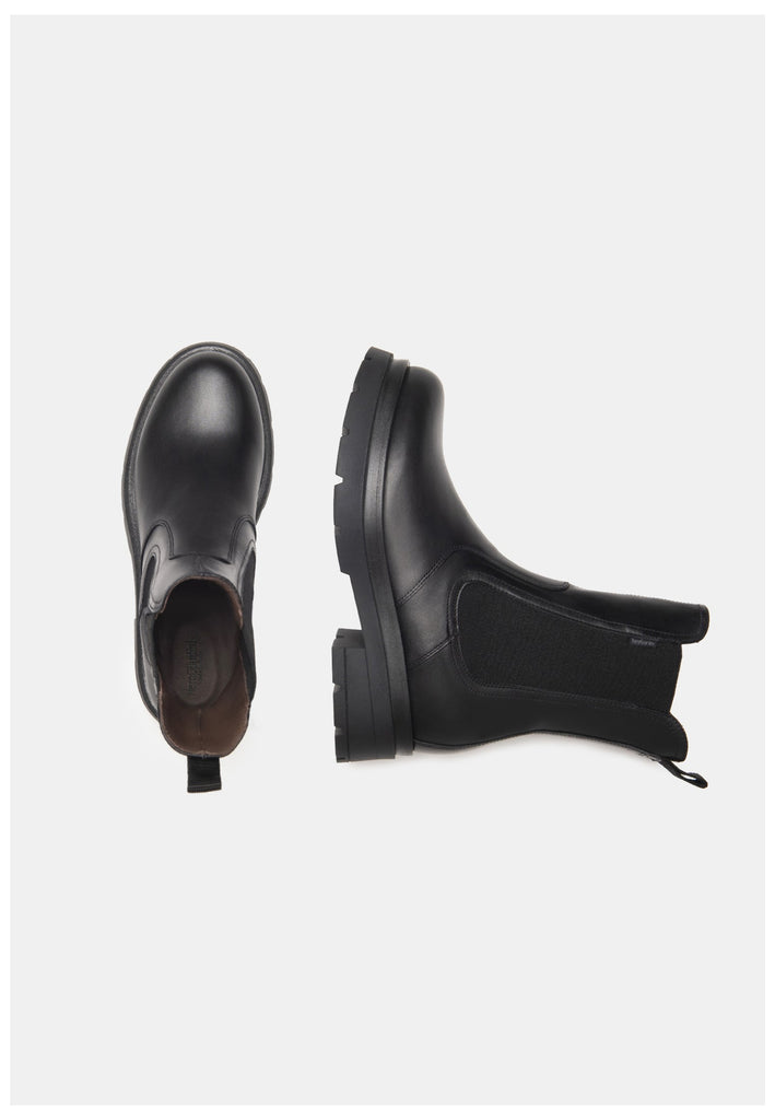 Nero Giardini Stiefelette Leder/Textil Schwarz