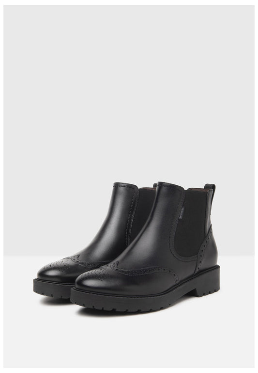 Nero Giardini Stiefelette Leder/Textil Schwarz
