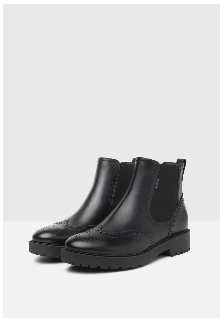 Nero Giardini Stiefelette Leder/Textil Schwarz