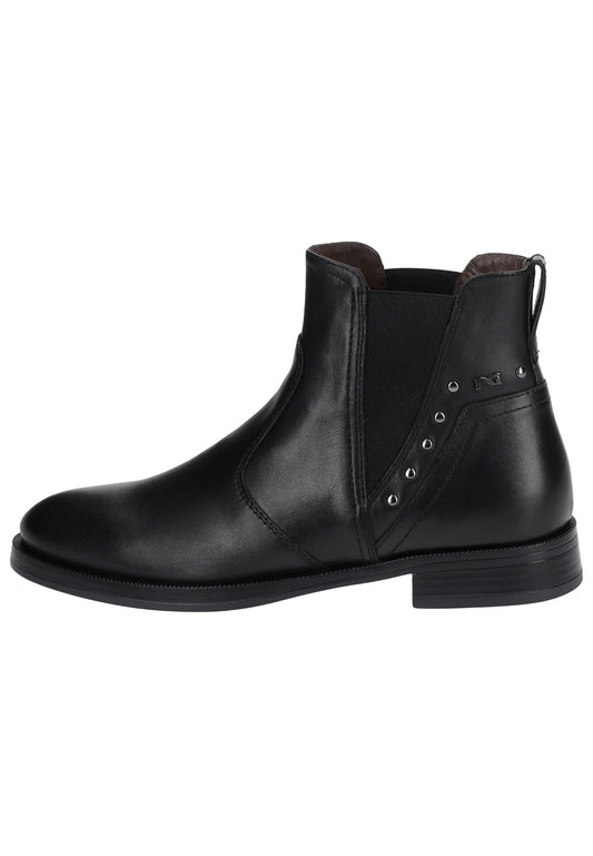 Nero Giardini Stiefelette Leder/Textil Schwarz