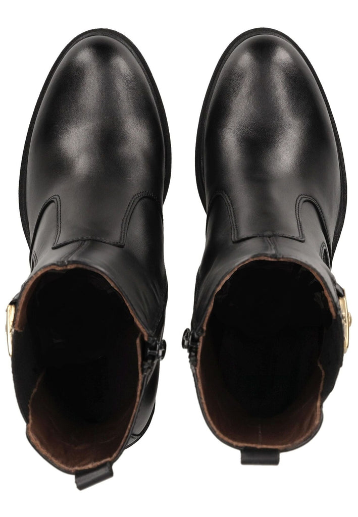 Nero Giardini Stiefelette Leder/Textil Schwarz