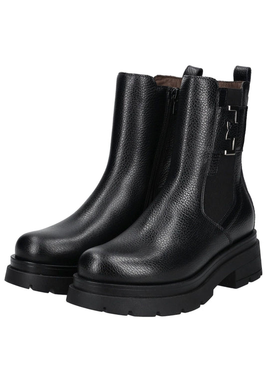 Nero Giardini Stiefelette Leder/Textil Schwarz