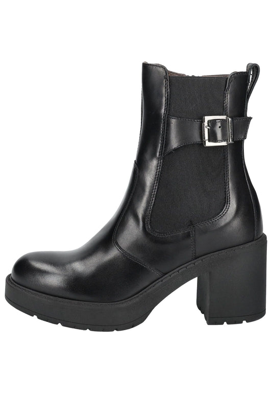 Nero Giardini Stiefelette Leder/Textil Schwarz