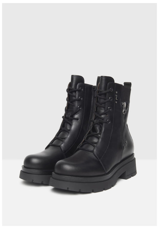 Nero Giardini Stiefelette Leder/Textil Schwarz